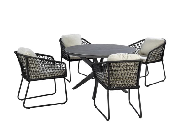 YOI Bara dining set - dining chair- dining table calma 120